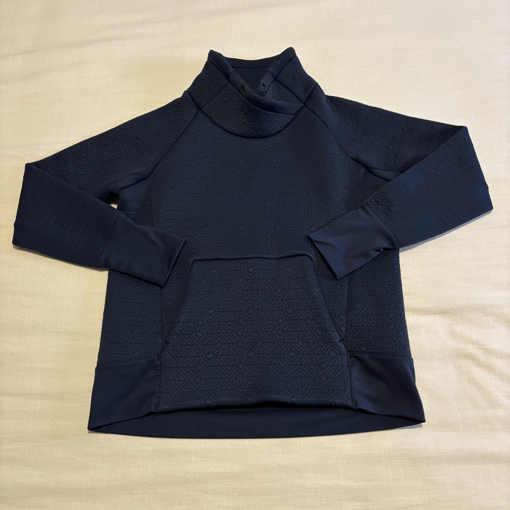 Athleta Jacquard Elevation Pullover Asymmetric Tu… - image 2